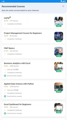 Simplilearn android App screenshot 1