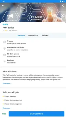 Simplilearn android App screenshot 2